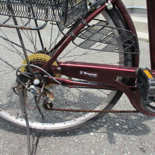 自転車　ママチャリの画像