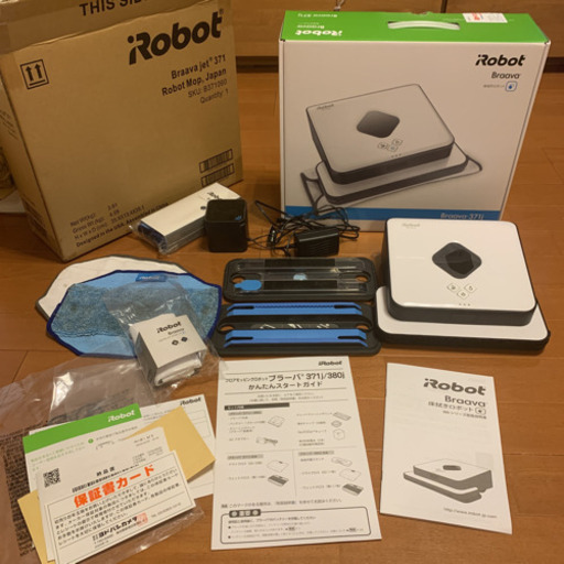 iRobot アイロボット Braava ブラーバ 371j 床拭きロボット掃除機 3回使用 2019年12月30日納品 1年保証あり フロアモッピング