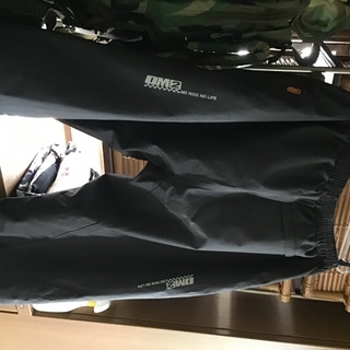 バイク用メンズパンツ。ブラックの画像