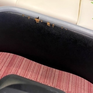 パイプイス　座面・背面破れてます。の画像