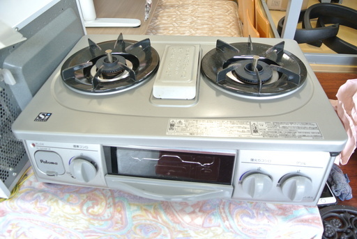 Paloma パロマ ガスコンロ LPガス用 取説付き IC-320SF-2R 2011年製　テーブルコンロ