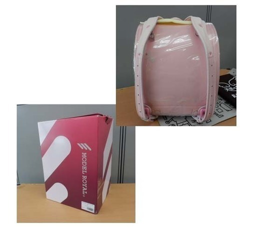 ▶未使用 新品 ランドセル セイバン 天使のはね モデルロイヤル(G) マカロンピンク 刺繍 女の子 新一年生 可愛い うすピンク 元箱付 ペイペイ対応 札幌市西区西野