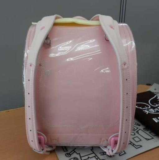 ▶未使用 新品 ランドセル セイバン 天使のはね モデルロイヤル(G) マカロンピンク 刺繍 女の子 新一年生 可愛い うすピンク 元