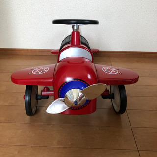 値下げしました！レッドフライヤー　乗用玩具　飛行機の画像