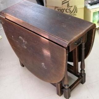 飛騨産業　【高級家具】バタフライテーブル★チェアセット★ダイニングセット★アンティーク調【中古品】