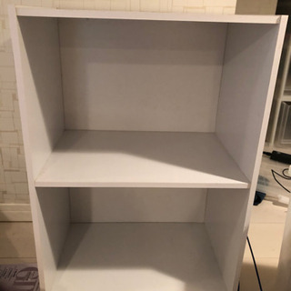 カラーボックス　ホワイトの画像