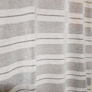 急募🔊◀️トルディア▶️ボーダーラメ リボン 紐 くしゅくしゅ 調節 丸襟 Mの画像