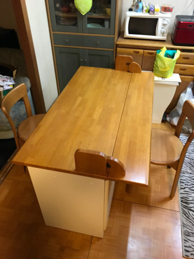 村内家具購入　可変ダイニングテーブル➕イス2脚セット