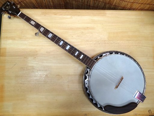 ピアレス 5弦バンジョー 日本製 Pirles DX-70 ハードケース付き 札幌市 平岸