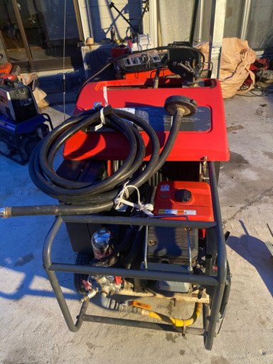 長野市 美品丸山 動力噴霧機 MS511 R2 ラジコン動噴 8馬力 ホース 約90m セット動噴 最大吸水量 44L/min リコイル　リモコンなくなりました