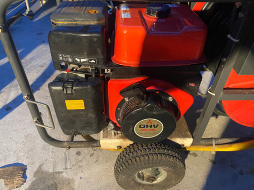 長野市 美品丸山 動力噴霧機 MS511 R2 ラジコン動噴 8馬力 ホース 約90m セット動噴 最大吸水量 44L/min リコイ