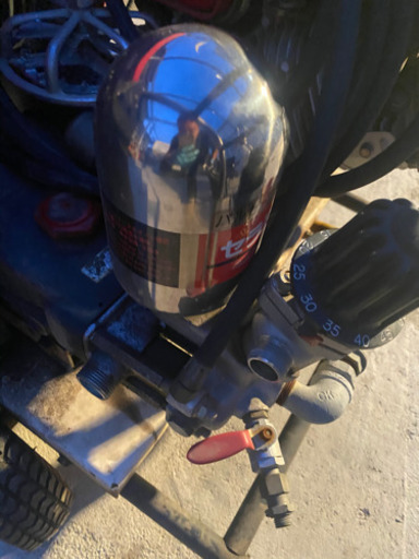 長野市 美品丸山 動力噴霧機 MS511 R2 ラジコン動噴 8馬力 ホース 約90m セット動噴 最大吸水量 44L/min リコイ