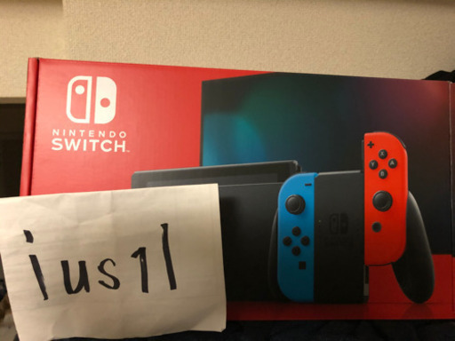 ニンテンドーSwitch 新型　ネオンブルー　新品