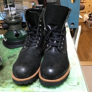 レザーブーツ。ワーク用鉄入り。