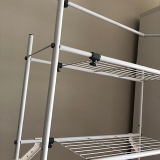 洗濯機の上の収納ラック