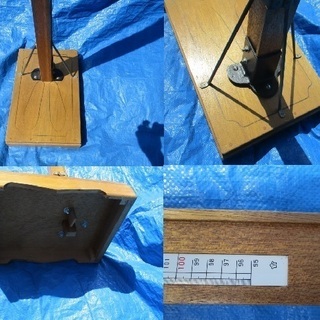 昭和レトロ 木製 身長測定器 身長計 レトロ アンティーク 【 測定範囲 95～200cm 】 の画像