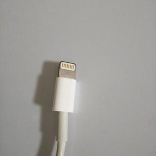 アップル純正品：ライトニングUSBケーブルの画像