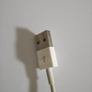 アップル純正品：ライトニングUSBケーブルの画像