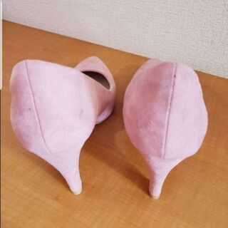 ♡スエードパンプス  ピンク♡の画像
