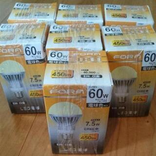 FORA LED電球　電球色　E26口金60w相当 450lm