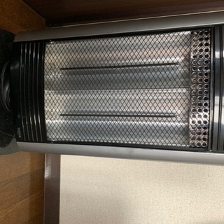 電気ストーブ ブラックシルバー