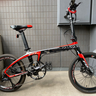 防犯登録済み SAVANE(サヴァーン) Cabon FDB 20 SHIMANO SORA 9speed