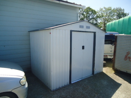 物置　倉庫　バイクガレージ　道具入れ　中古