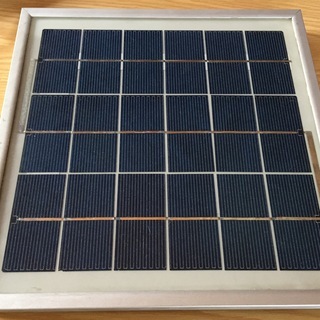 【済】ソーラーパネル6V系8W【ホビー用】