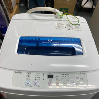 【激安‼️】2016年製 ハイアール 4.2kg 全自動洗濯機 ...