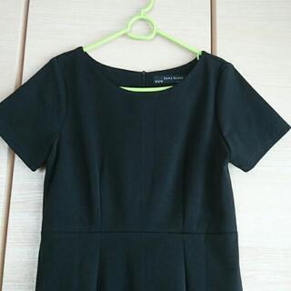 ZARA ブラック ワンピース(XLサイズ)の画像