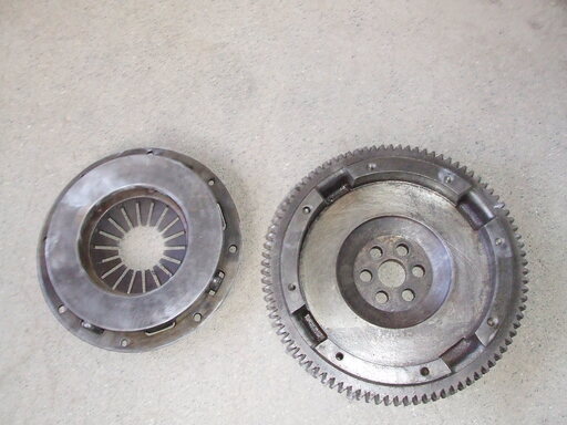 希少品！N360ゼットフライホイール、クラッチカバーセット、中古