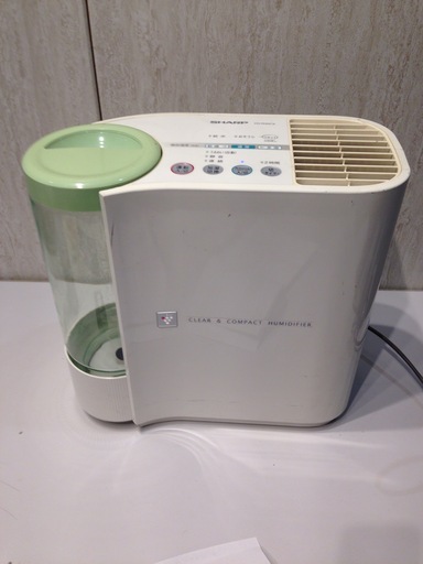 ★1861★SHARP　シャープ　加湿器　HV-R30CX　プラズマクラスターイオン搭載　気化式加湿器　乾燥　コンパクト家電