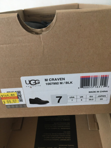 【新品未使用】$99 アグ オーストラリア UGG Australia 25.0