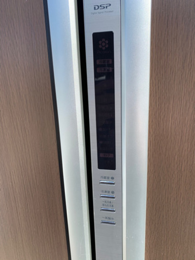 木目　ブラウン東芝 ノンフロン冷凍冷蔵庫 548L 6ドア　ワンタッチ自動ドア