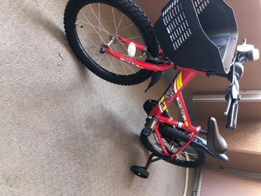 子供用 18インチ コマ付き自転車