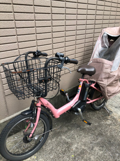 【終了⠀】後ろ乗せ付き電動アシスト自転車ブリジストン【お取引決まりました⠀】