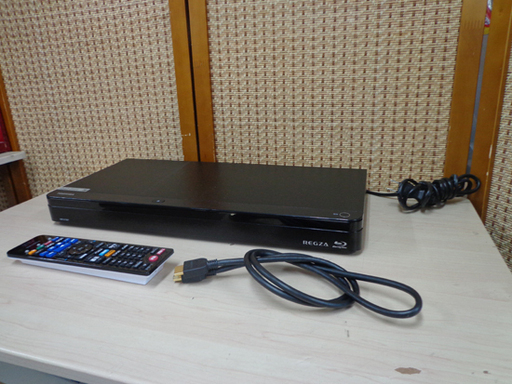 TOSHIBA REGZA HDDブルーレイディスク レコーダー 2チューナー DBR-W1007 1TB 2017年製 南12条店