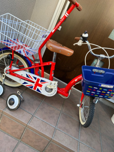 美品！14インチ幼児自転車　ロンドンタクシー