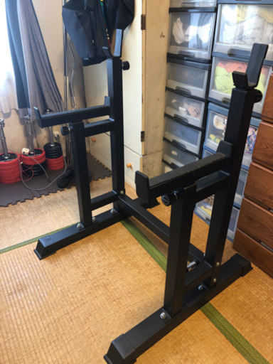 (終了)バーペルスクワットラック お譲りします