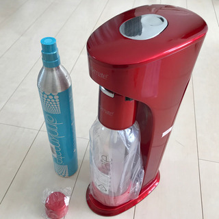 drink mate  ドリンクメイト　赤　炭酸水