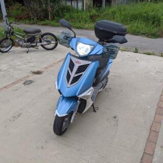 通勤快速！ PGO ティグラ125 大型リヤBOX付き！自賠残ありの画像