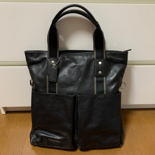 COACH/メンズレザートートバッグ