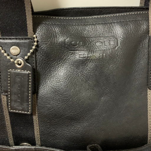 COACH/メンズレザートートバッグ