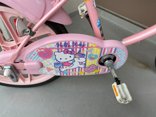 ブリジストン　ハローキティ　自転車　18インチ　美品　キティ　子供用