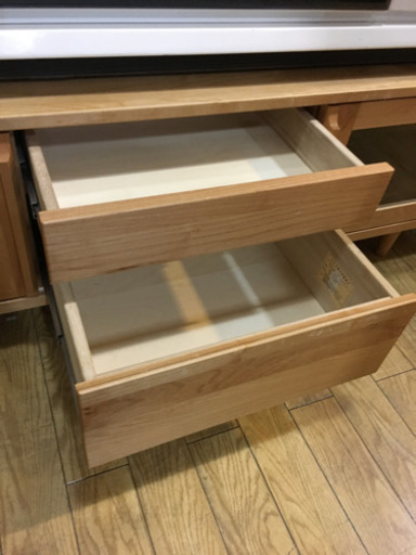 岡製作所 北欧Style テレビ台 AVボード 扉付き アルダー無垢材 日本製