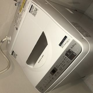 【乾燥機能付き全自動洗濯機】2019年シャープ製　洗濯脱水5.5kg　乾燥3.5kg