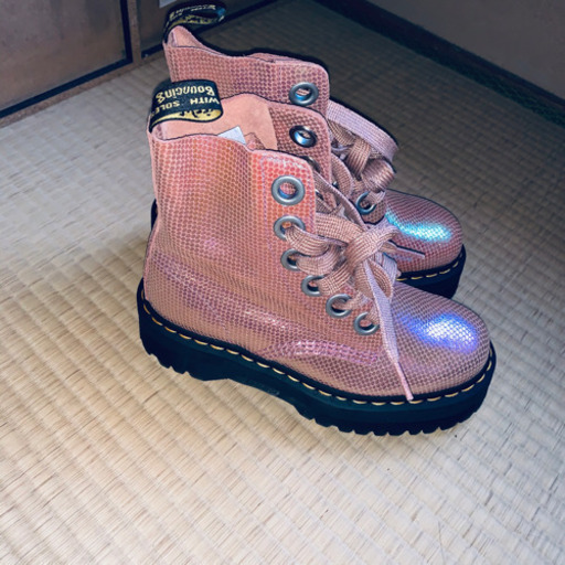靴/バッグ Dr Martens pink 23cm