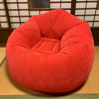 「値下げしました】エアーソファー&電動エアーポンプ