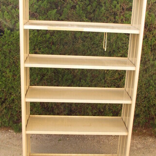 ☆条件付き半額☆５段スチール棚　本棚☆