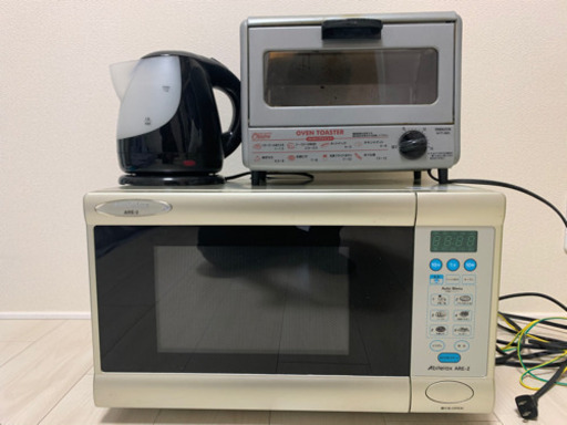 電子レンジ★トースター★ケトル三点セット✨